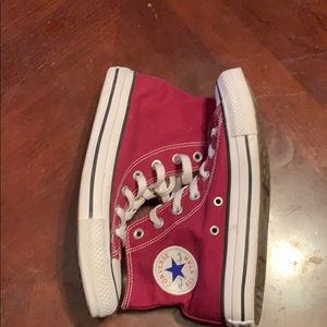 High Top Maroon Converse